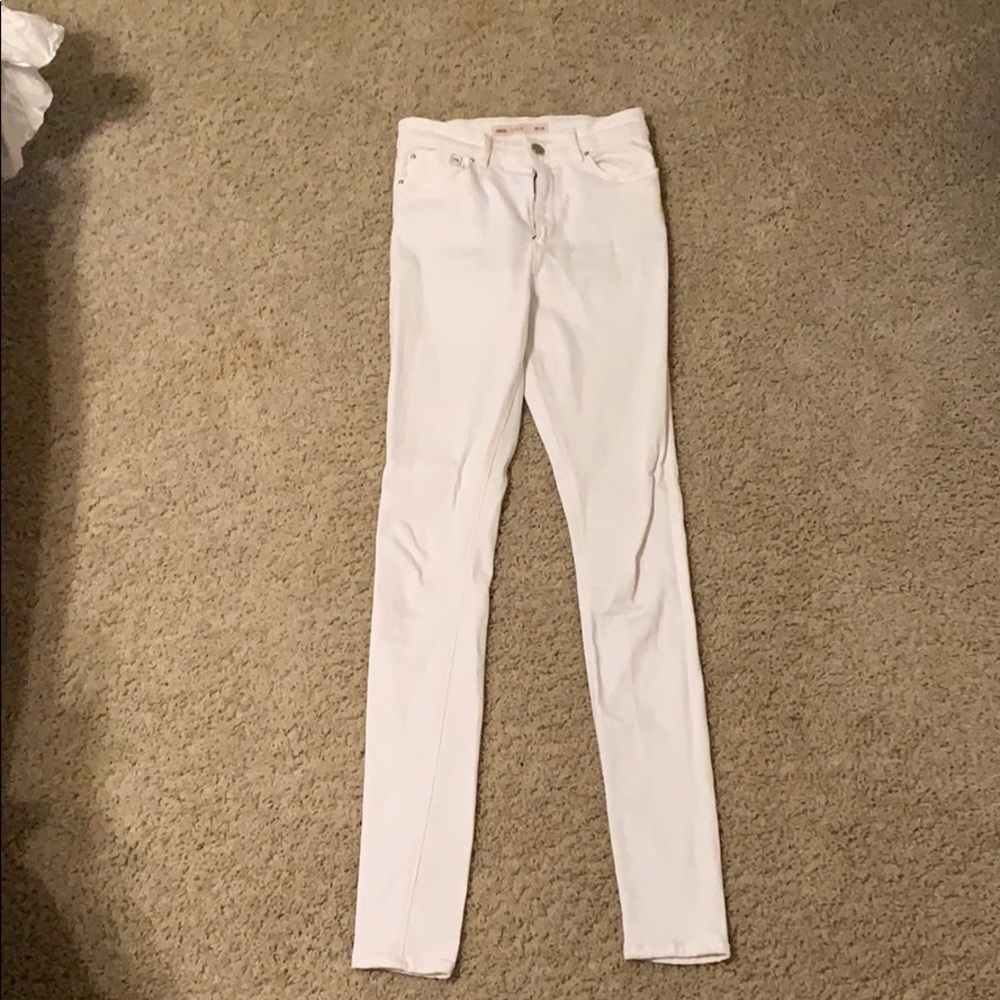 TALL LENGTH ASOS WHITE JEANS